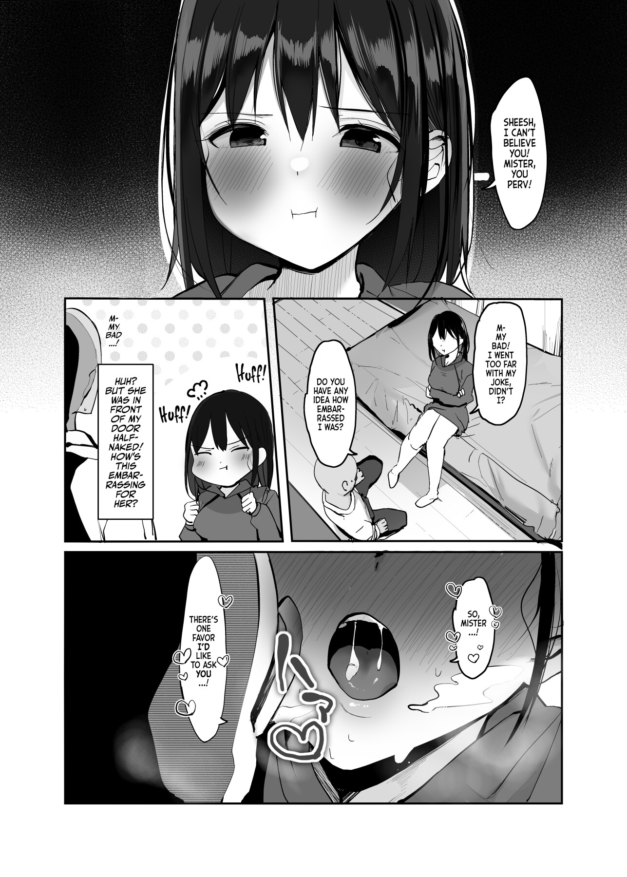 Hentai Manga Comic-Can I Stay Over, Mister?-Read-24